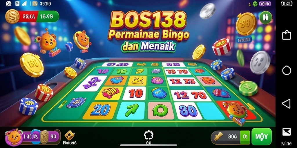Tampilan gameplay Bingo yang mendebarkan di BOS138.