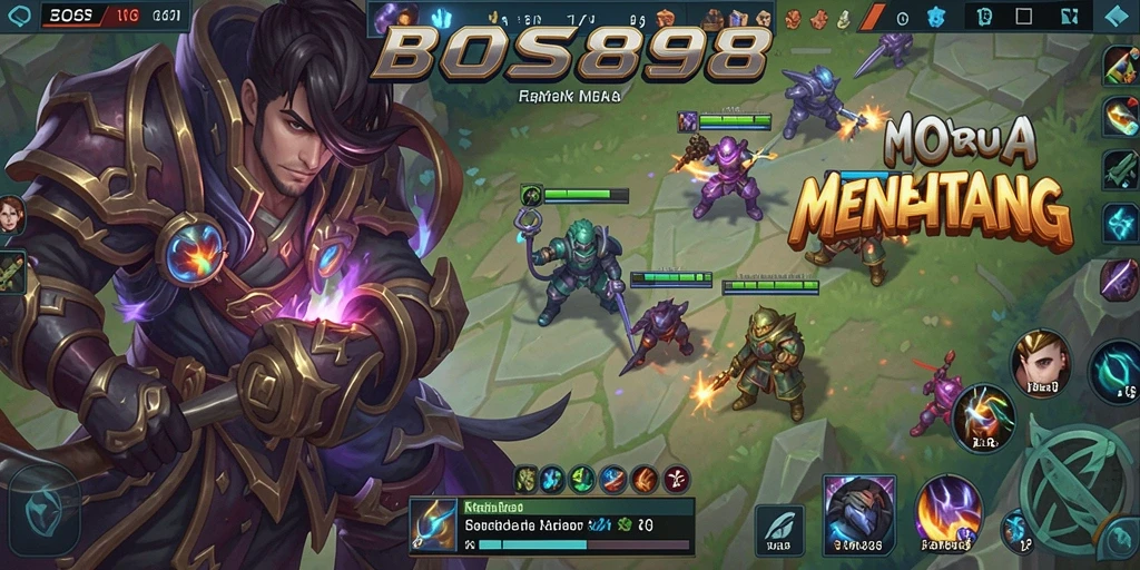 Screenshot gameplay <strong>BOS898</strong> dengan karakter beraksi.
