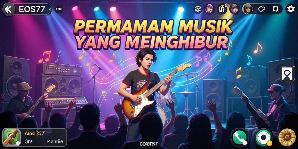 Tangkapan layar dari gameplay EOS77 yang seru dan interaktif.