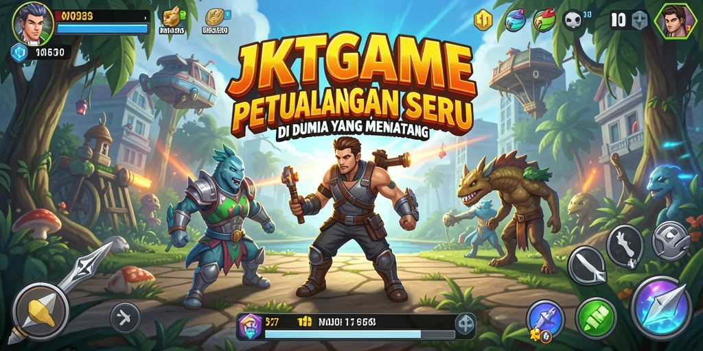 Tampilan permainan seru dari JKTGAME dengan banyak petualangan menanti.
