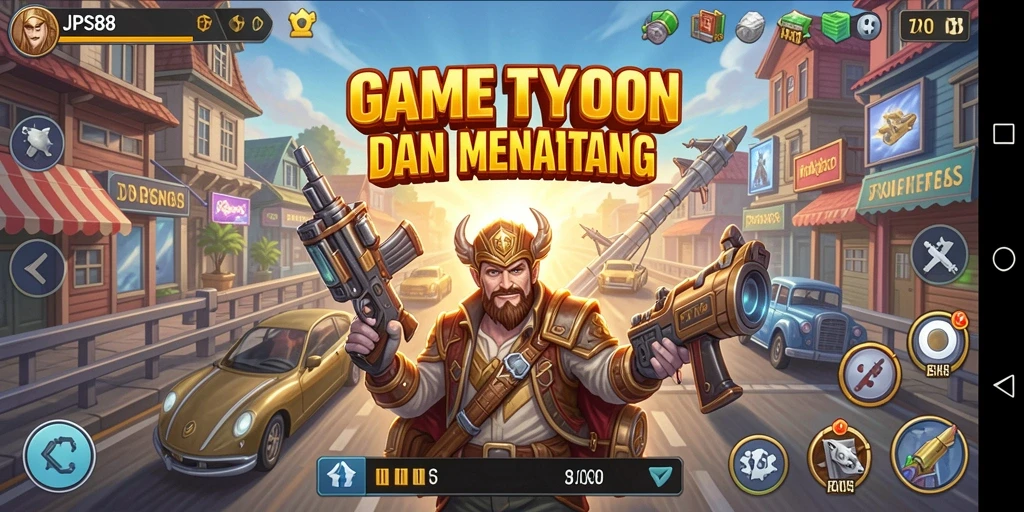 Screenshot permainan JPS88 yang menunjukkan keseruan gameplay Tycoon.