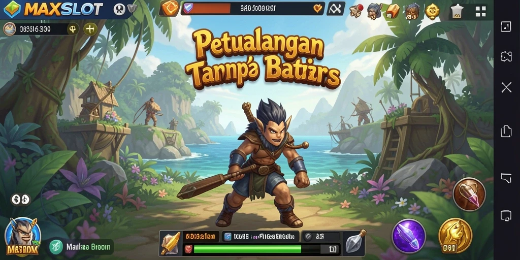 Gameplay seru di dunia terbuka MAXSLOT yang luas dan imersif.
