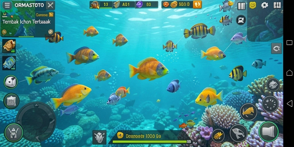 Gameplay seru menembak ikan di ORMASTOTO.