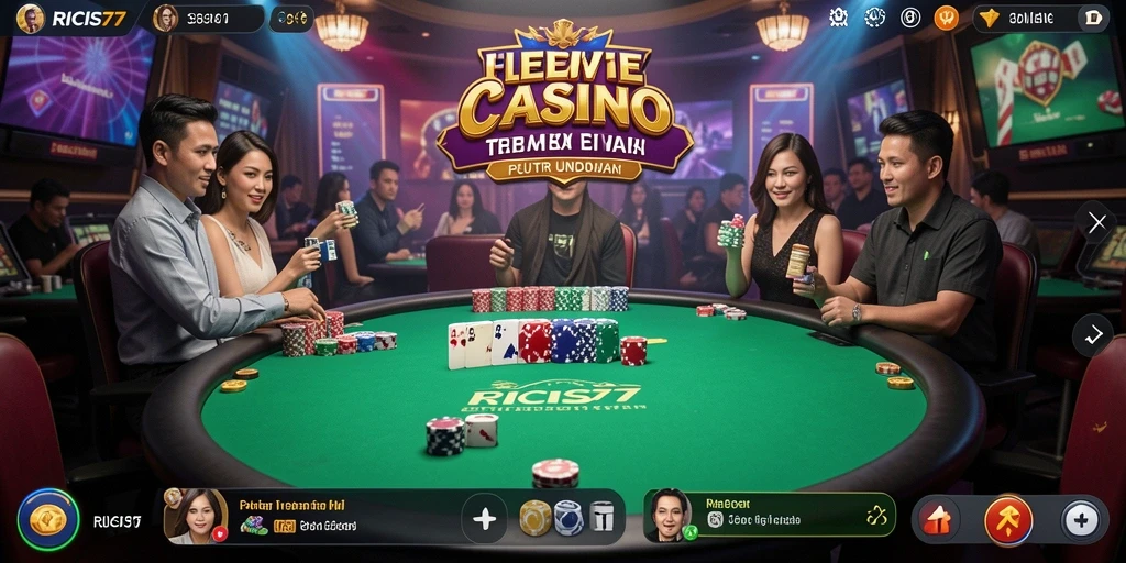 Gambaran gameplay RICIS77 Live Casino dengan dealer profesional.