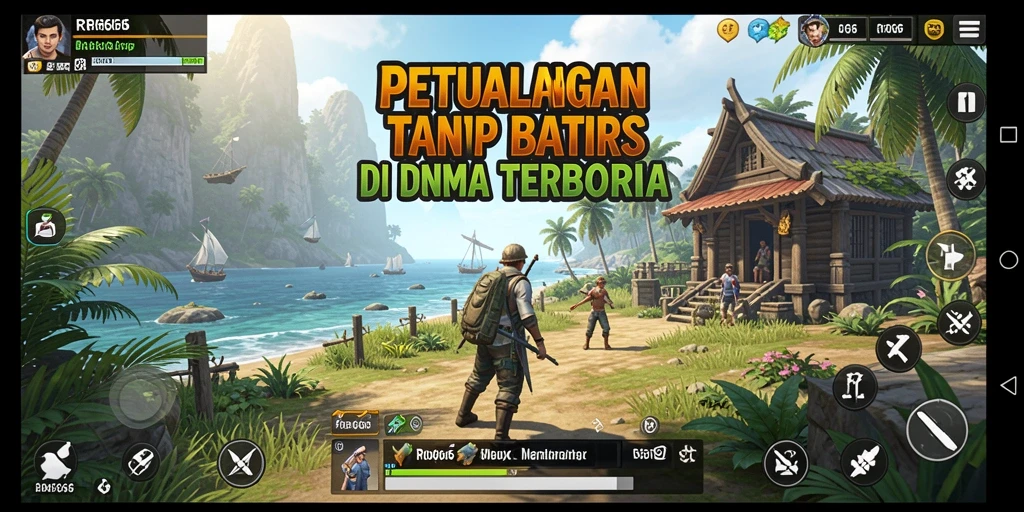 Tangkapan layar gameplay RR666 menampilkan keindahan dunia terbuka yang menakjubkan.