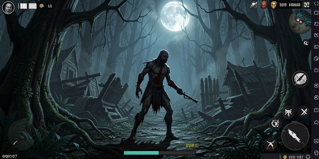 Gambaran menakutkan dari gameplay V87 yang menegangkan.