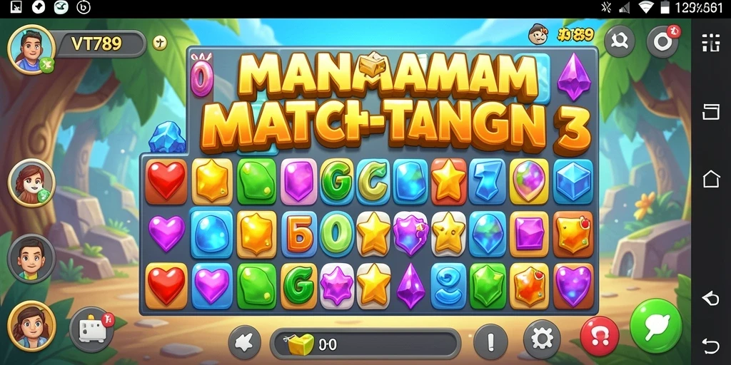 Gambaran gameplay menarik dari VT789 dengan elemen Match-3.