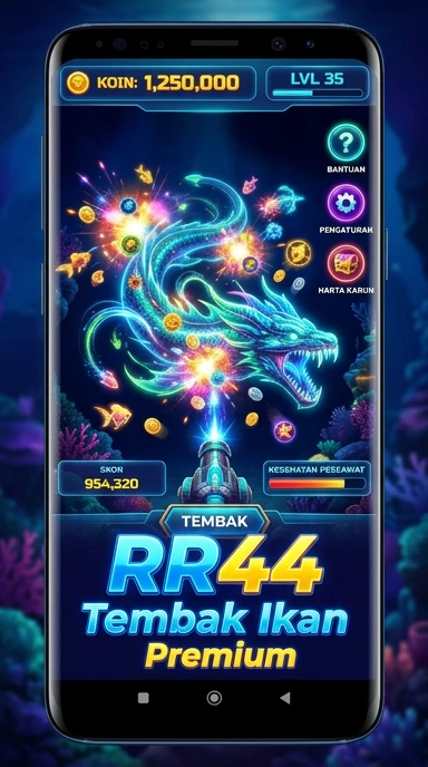Tampilan antarmuka pengguna rr44 yang bersih dan modern.